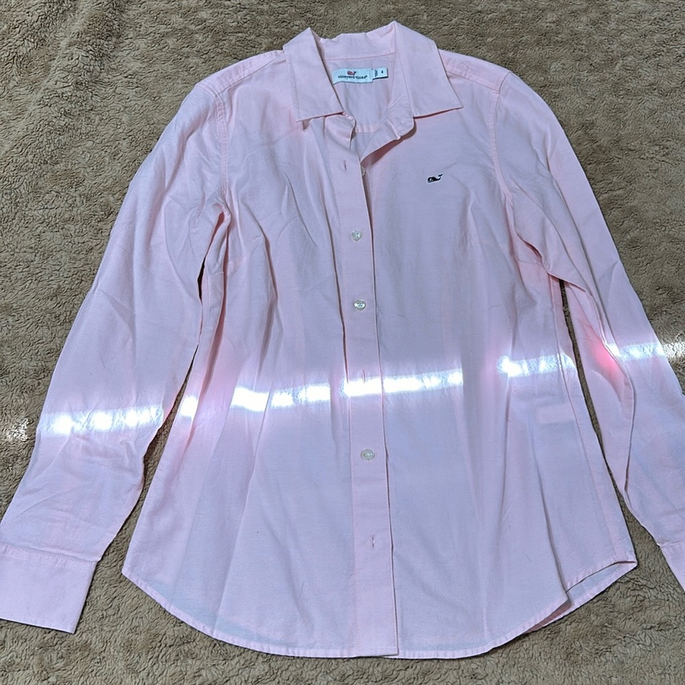 Pink Vineyard Vines Button Down